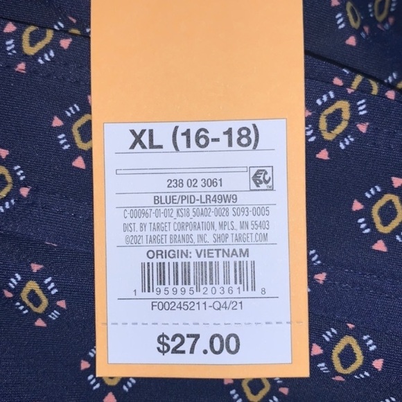 Kona Sol Women's Keyhole High Neck Tankini Top - Oxford Blue - Picture 10 of 14